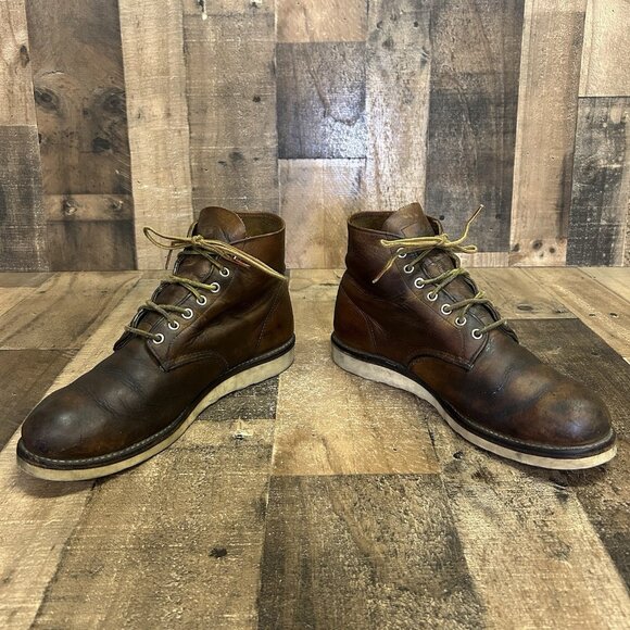 Red Wing 9111 Round Toe Work Boots Mens 11 D - Picture 9 of 12